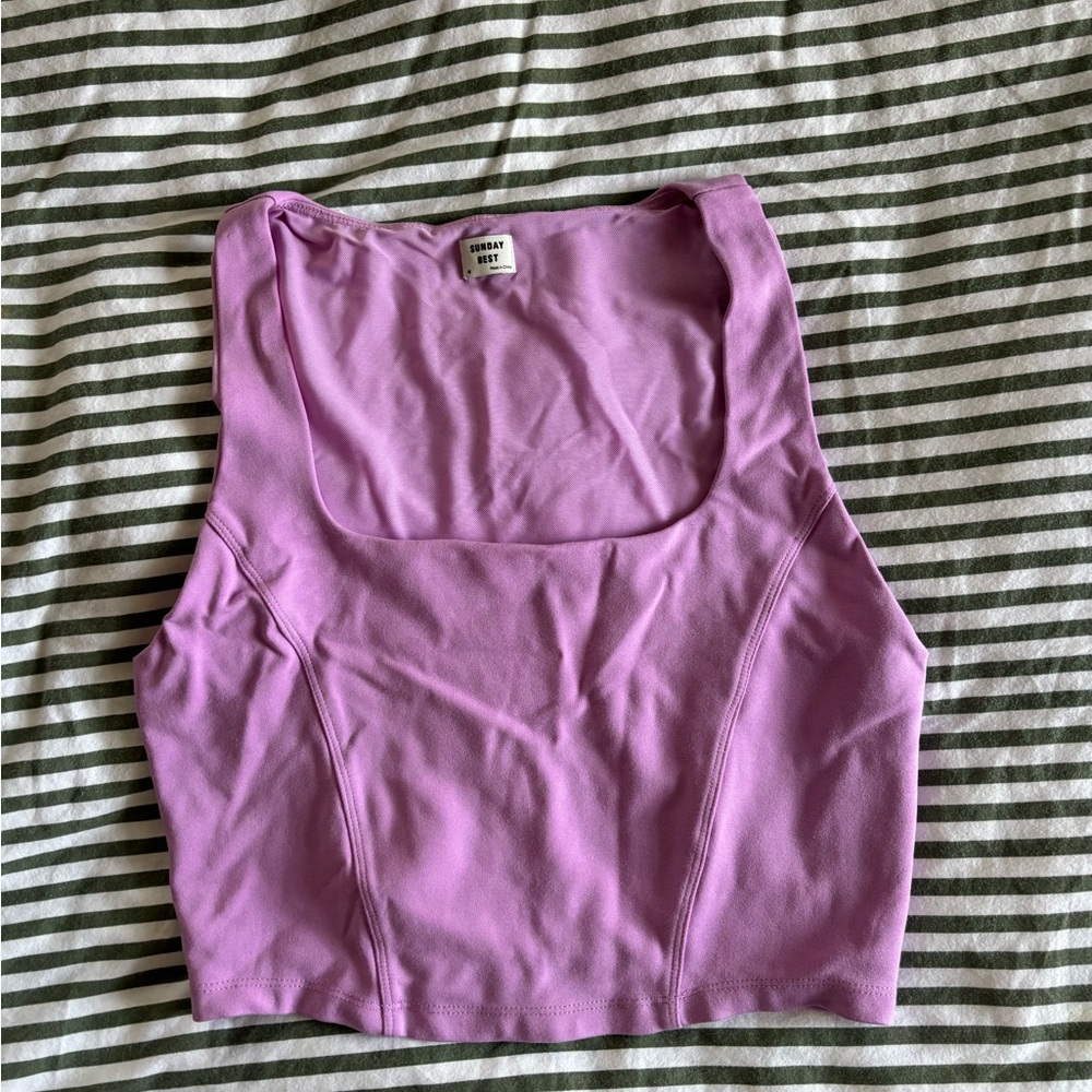 Pink Crop Top
